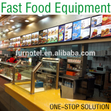 Hot Sale Burger Restaurant Fast Food Equipment(One-stop Solution)